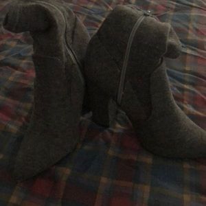 Shoe Dazzle Suede High Heeled Boots